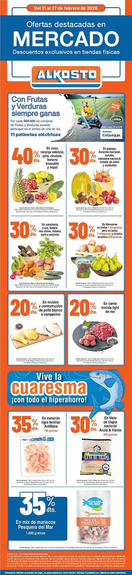 Catalogo de Catálogo Alkosto 21 de febrero al 27 de febrero 2026 - Pag 1