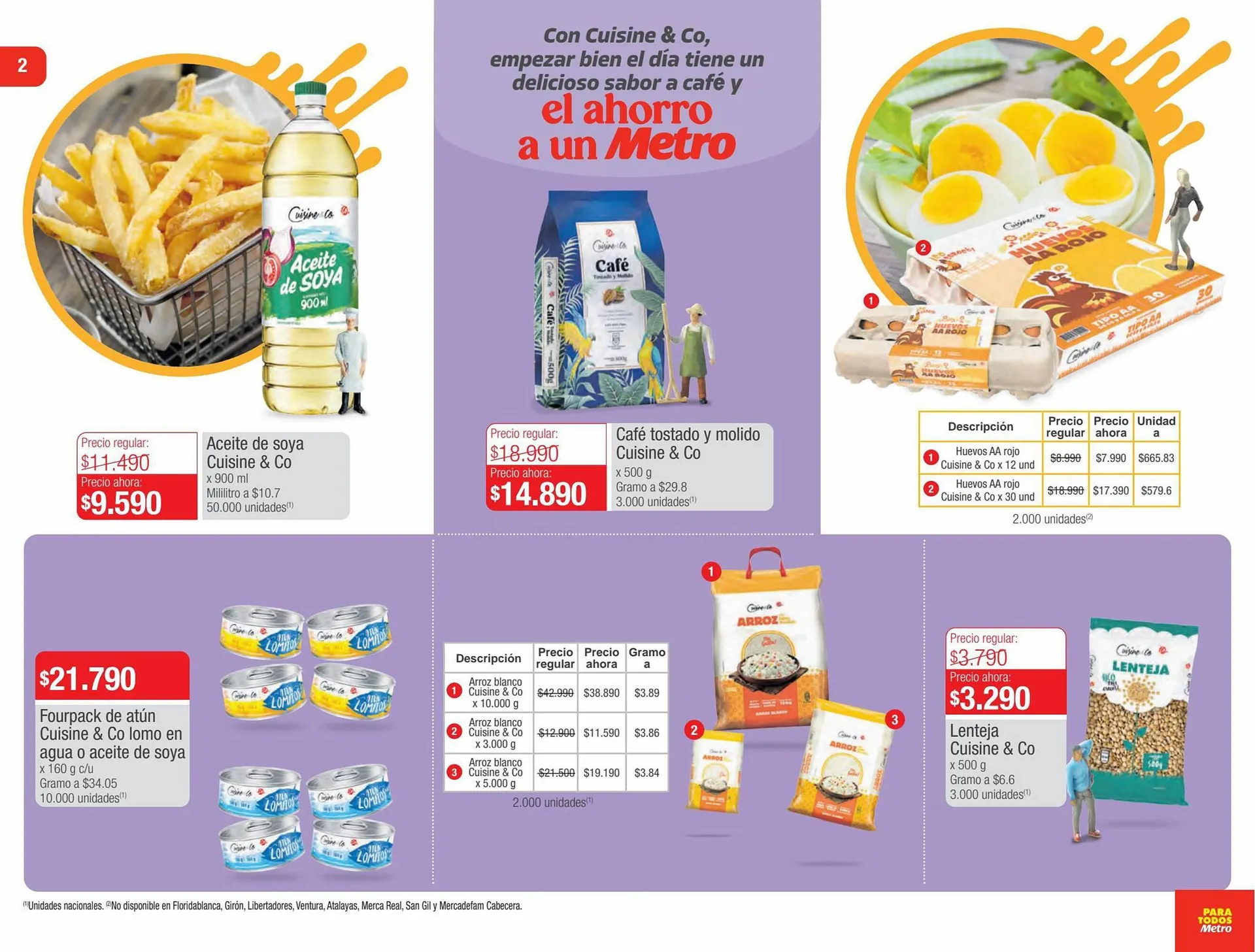 Catalogo de Catálogo Metro 24 de agosto al 10 de septiembre 2023 - Pag 2