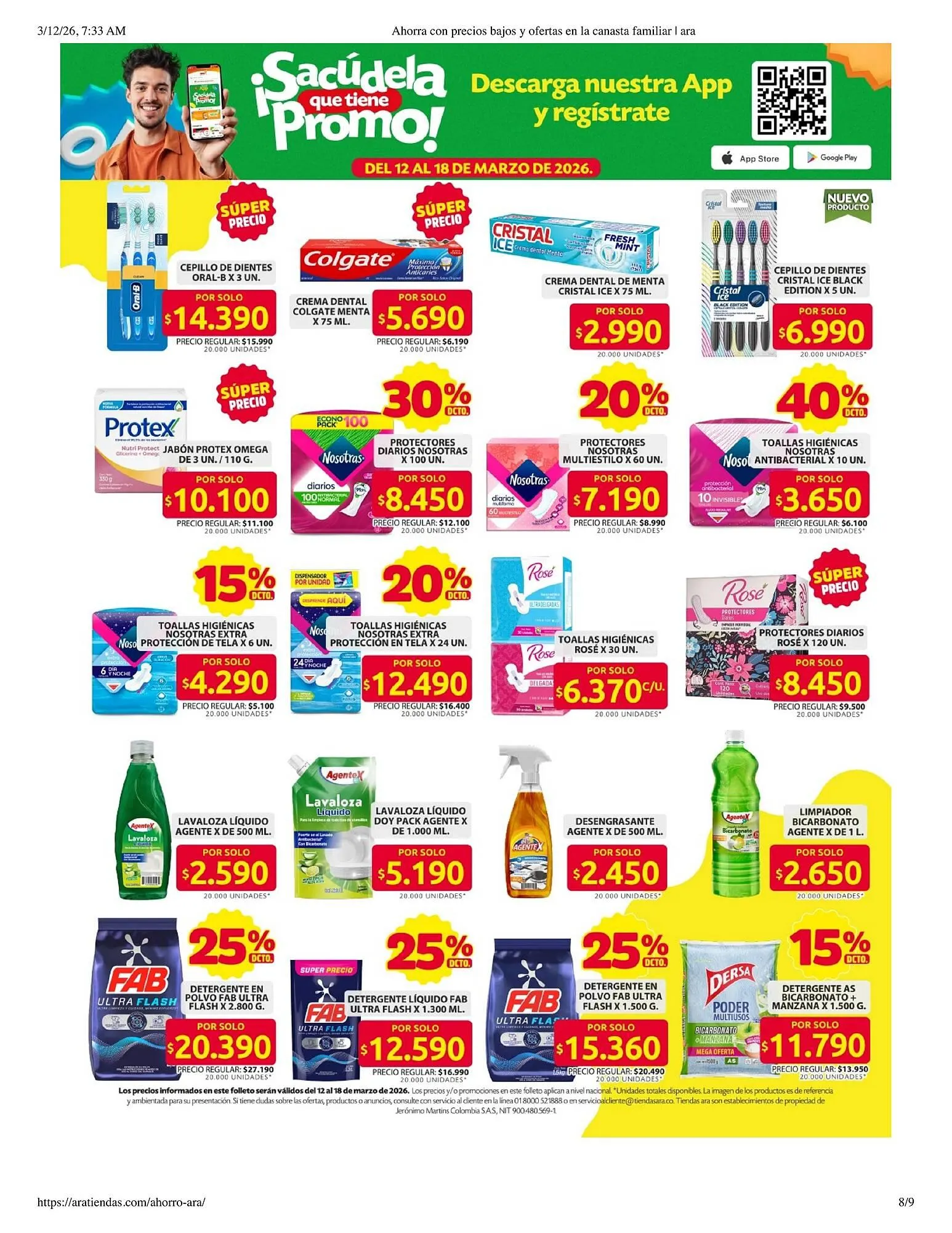Catalogo de Catálogo Ara 12 de marzo al 18 de marzo 2026 - Pag 8