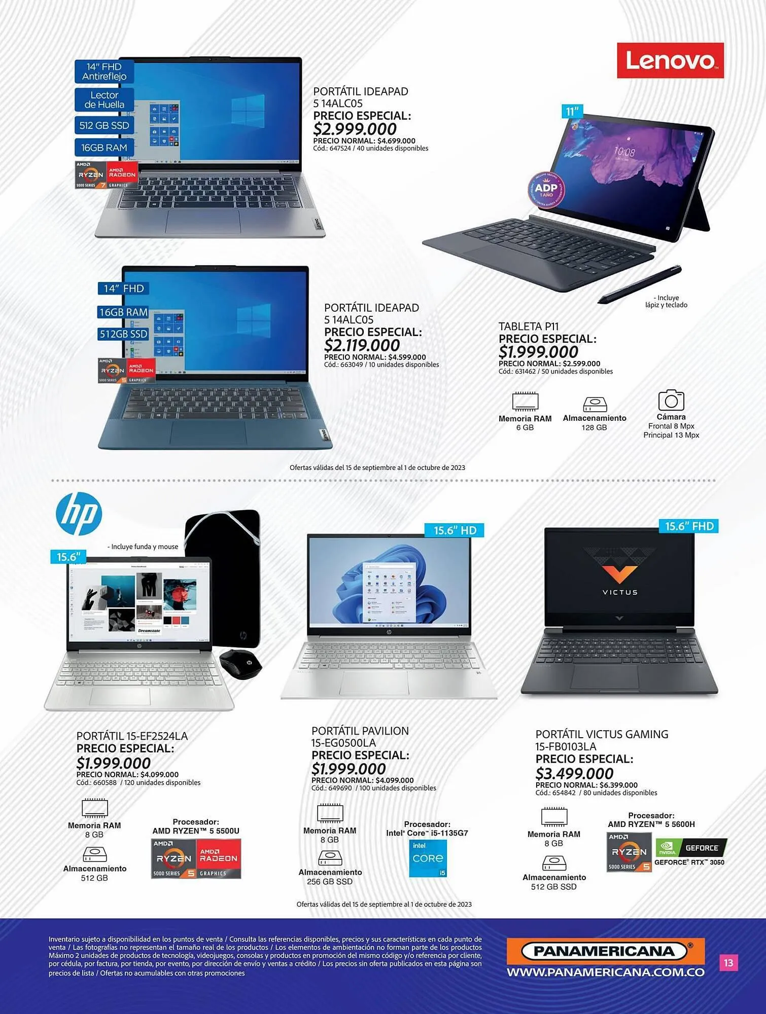 Catalogo de Catálogo Panamericana 19 de septiembre al 1 de octubre 2023 - Pag 13
