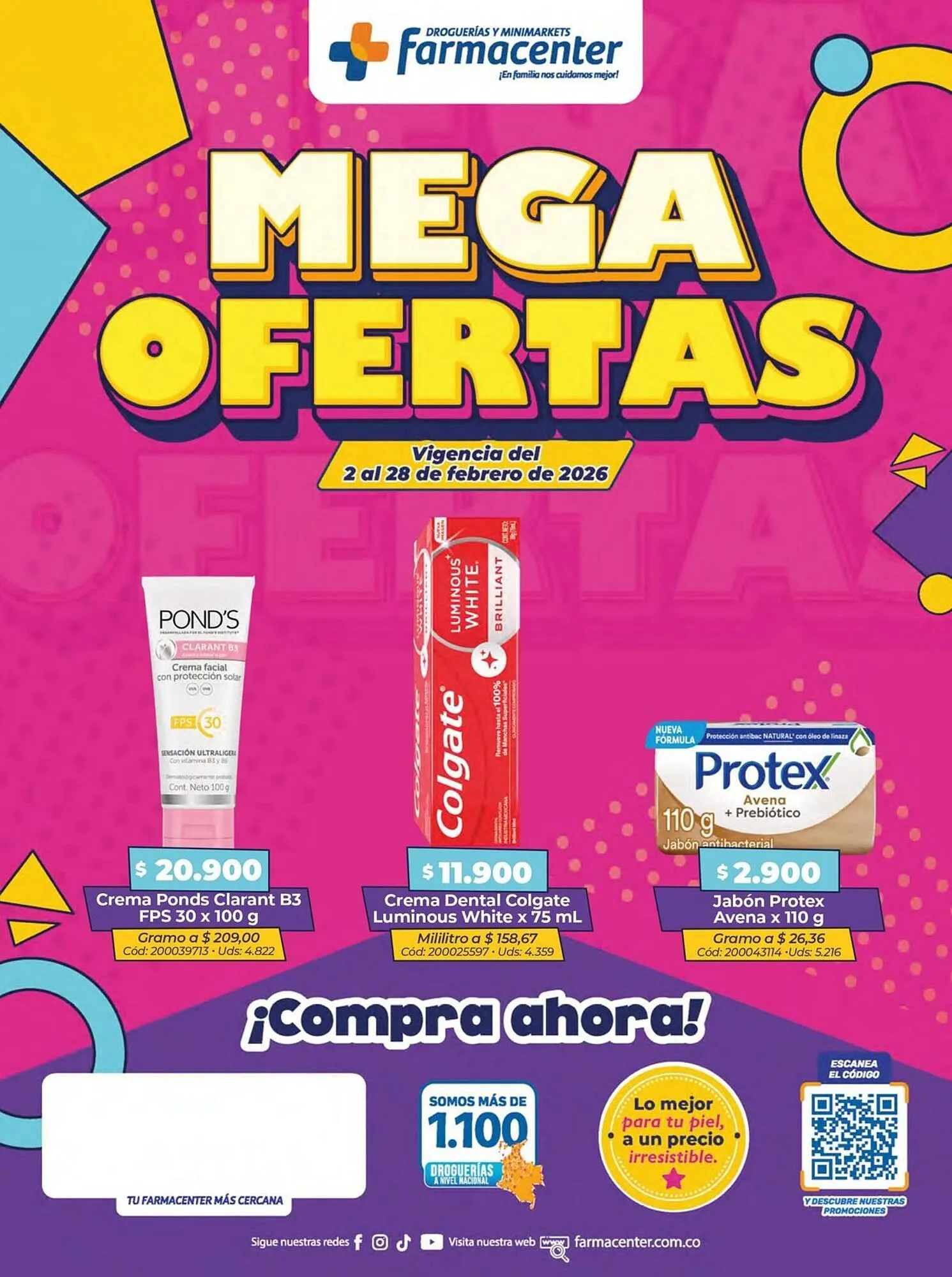 Catalogo de Catálogo Farmacenter 7 de abril al 30 de abril 2026 - Pag 1