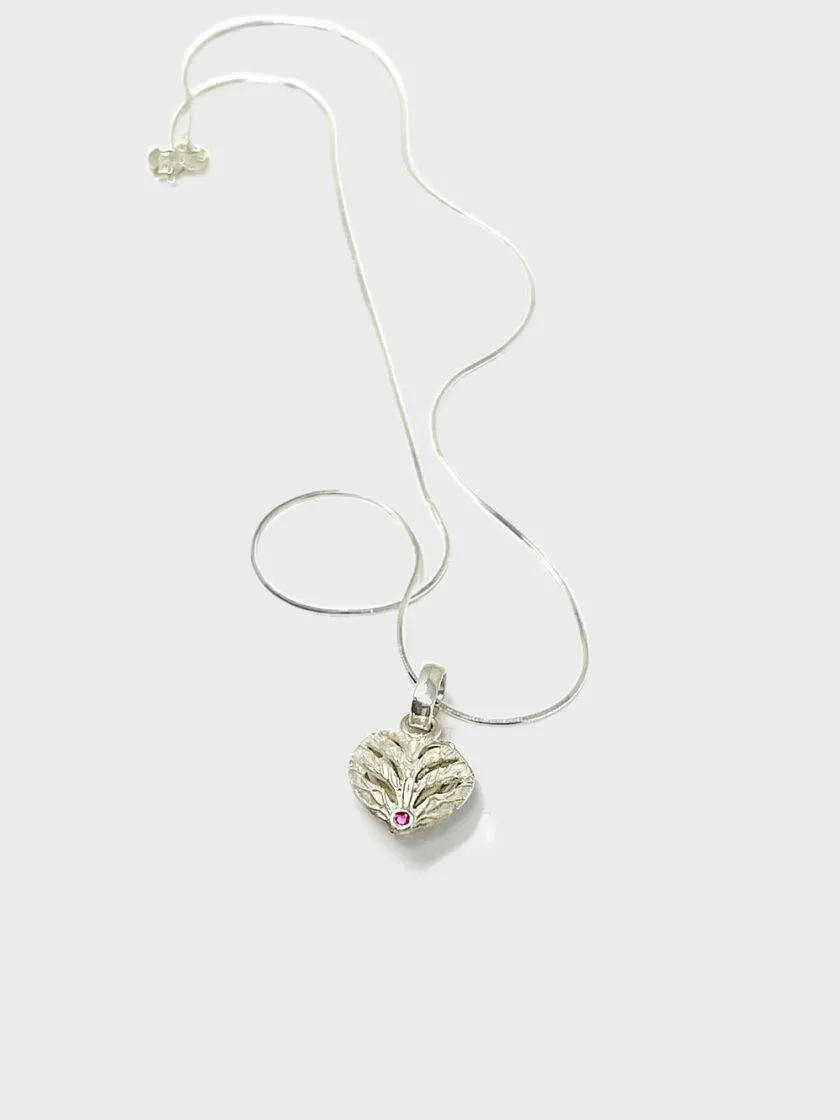 Collar Corazón de plata