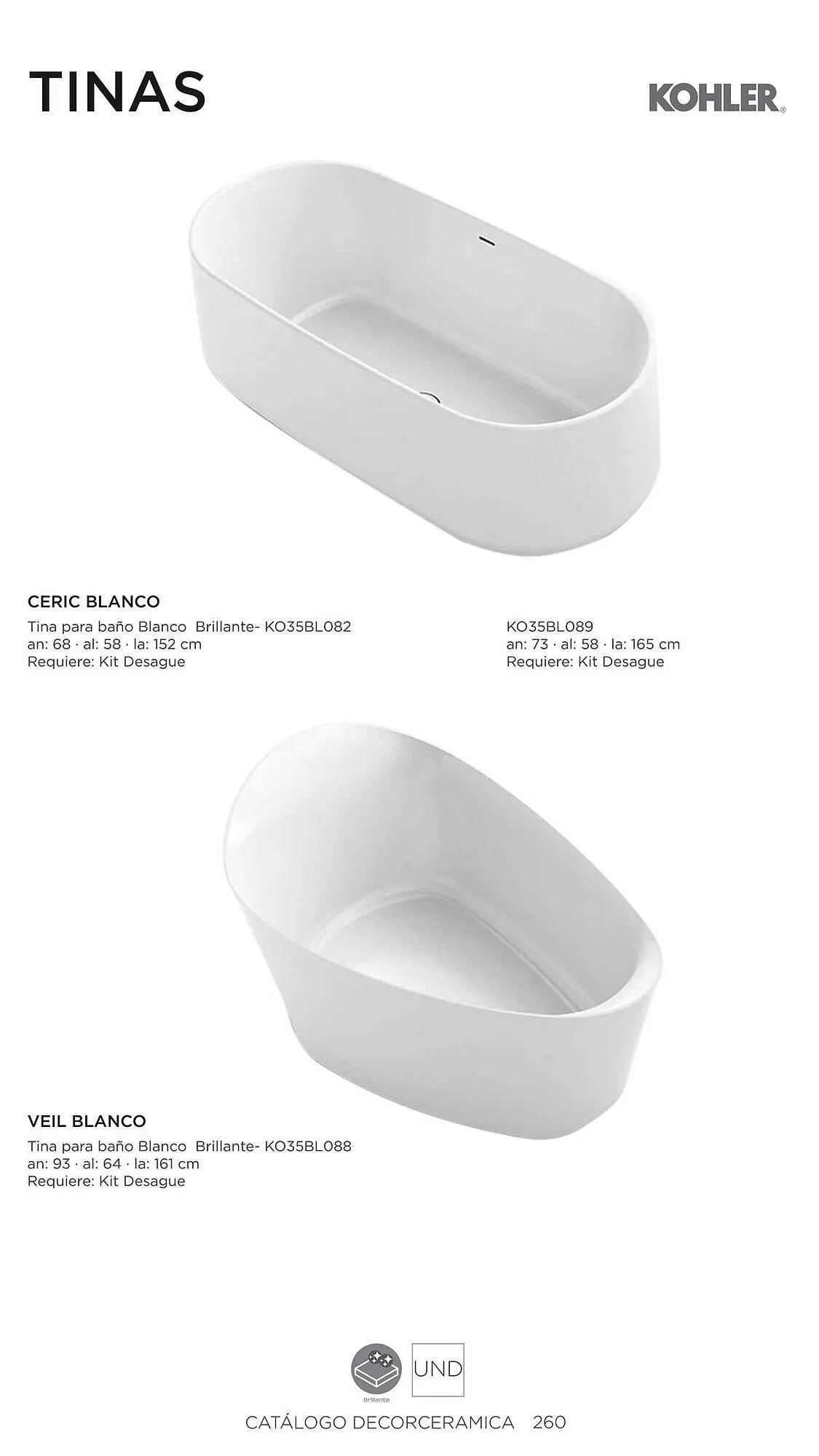 Catalogo de Catálogo Decorceramica 6 de noviembre al 6 de mayo 2025 - Pag 260