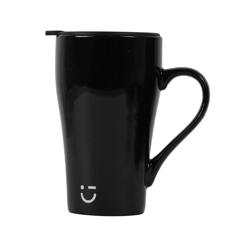 Taza Minimalista de Gran Capacidad Negro