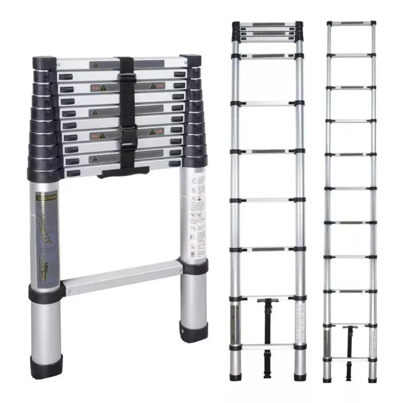 Escalera telescopica plegable multifuncional altura ajustable