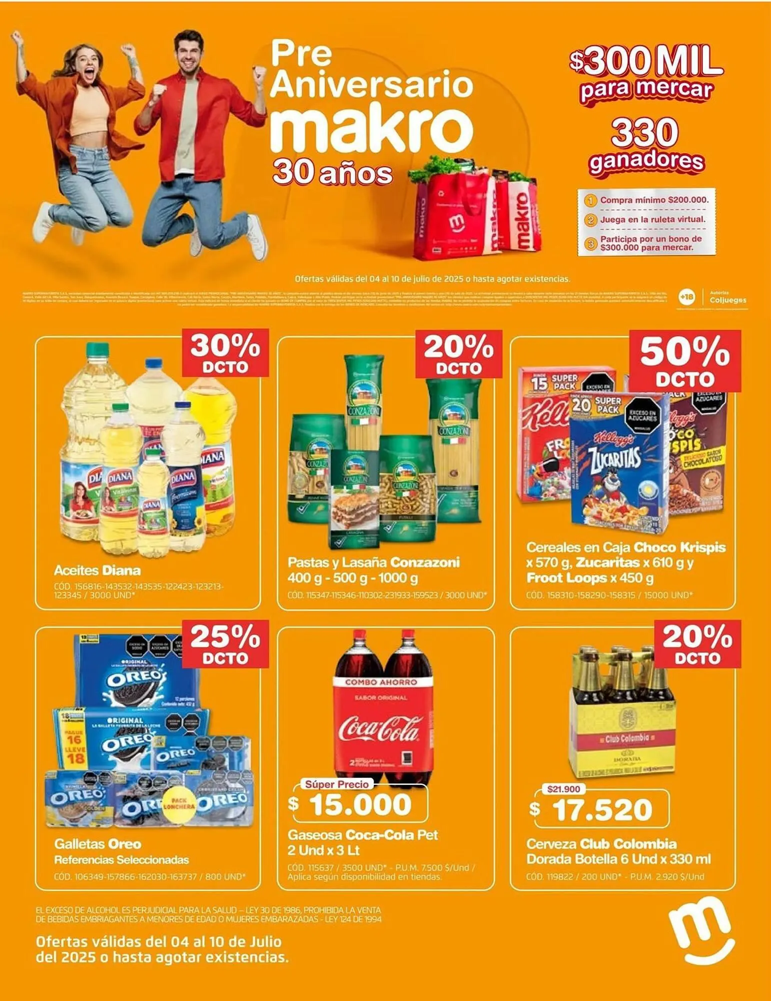 Catalogo de Catálogo Makro 7 de julio al 10 de julio 2025 - Pag 1