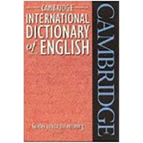 Cambridge International Dictionary of English Network CD-ROM