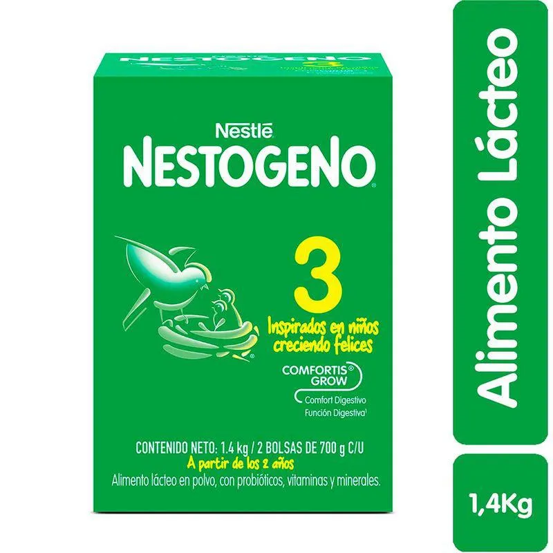 Alimento Lacteo Nestogeno 3 Caja X 1400 Gr