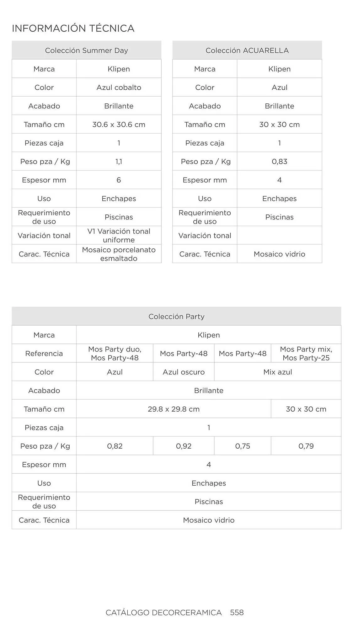 Catalogo de Catálogo Decorceramica 6 de noviembre al 6 de mayo 2025 - Pag 558