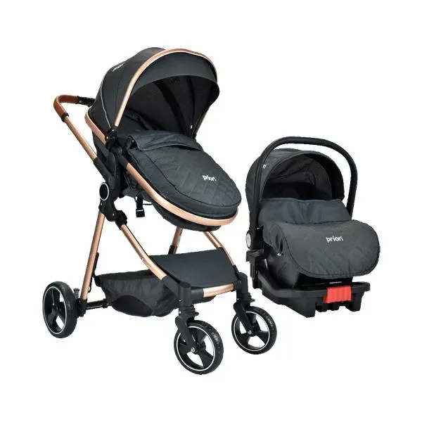 Coche para Bebé Mike Travel System Moises Negro - Priori 0M+