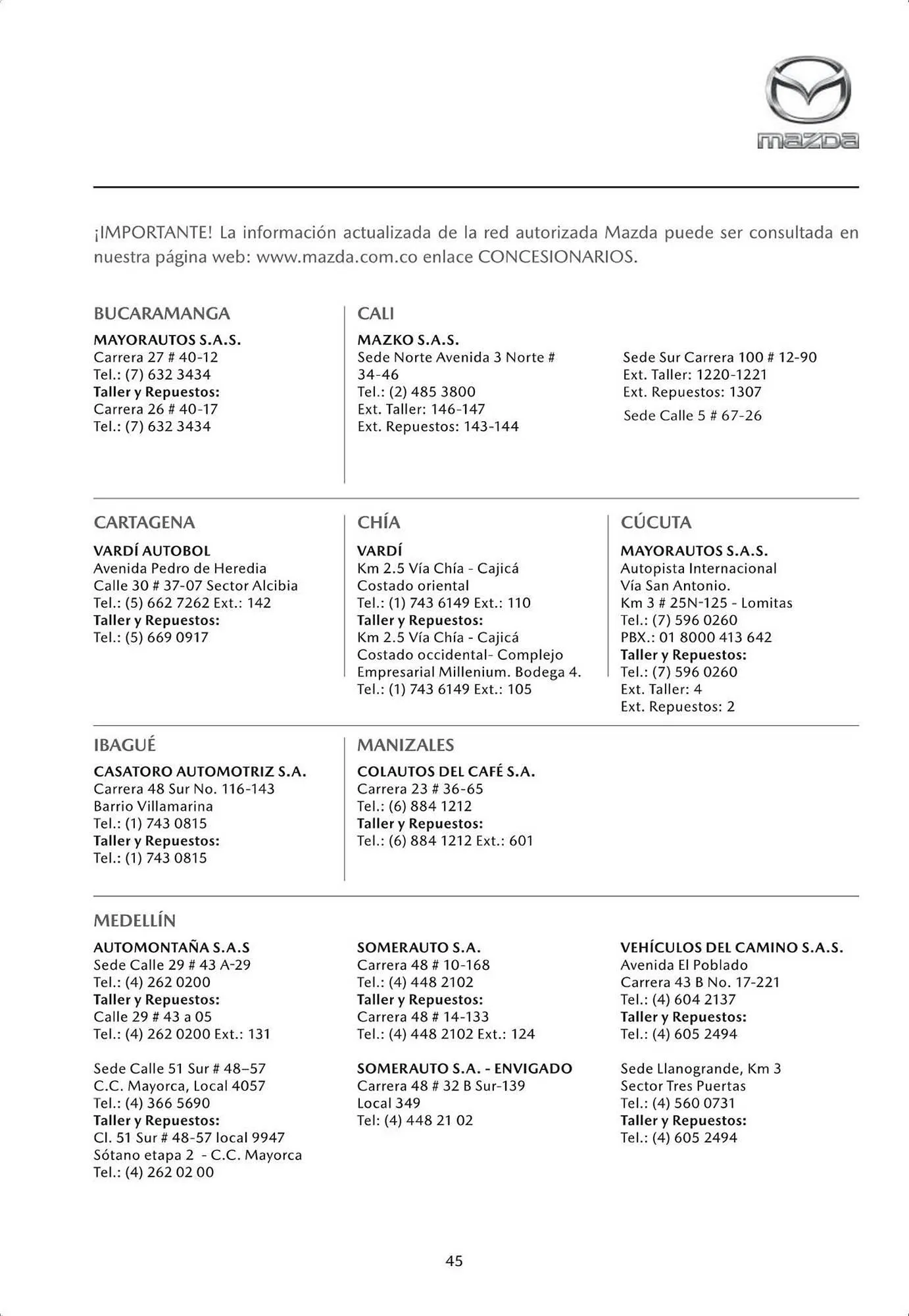 Catalogo de Catálogo Mazda 4 de octubre al 4 de octubre 2024 - Pag 47