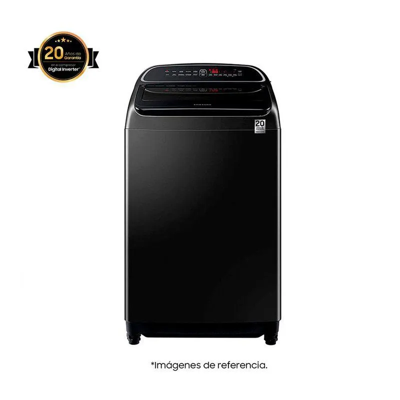 Lavadora Samsung carga superior 17Kg WA17T6260BV/CO Negro