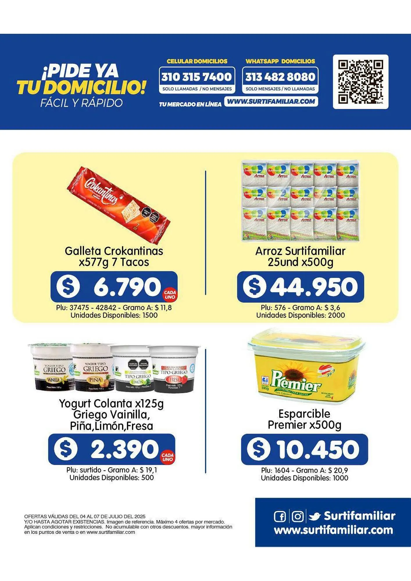 Catalogo de Catálogo Surtifamiliar 4 de julio al 7 de julio 2025 - Pag 13