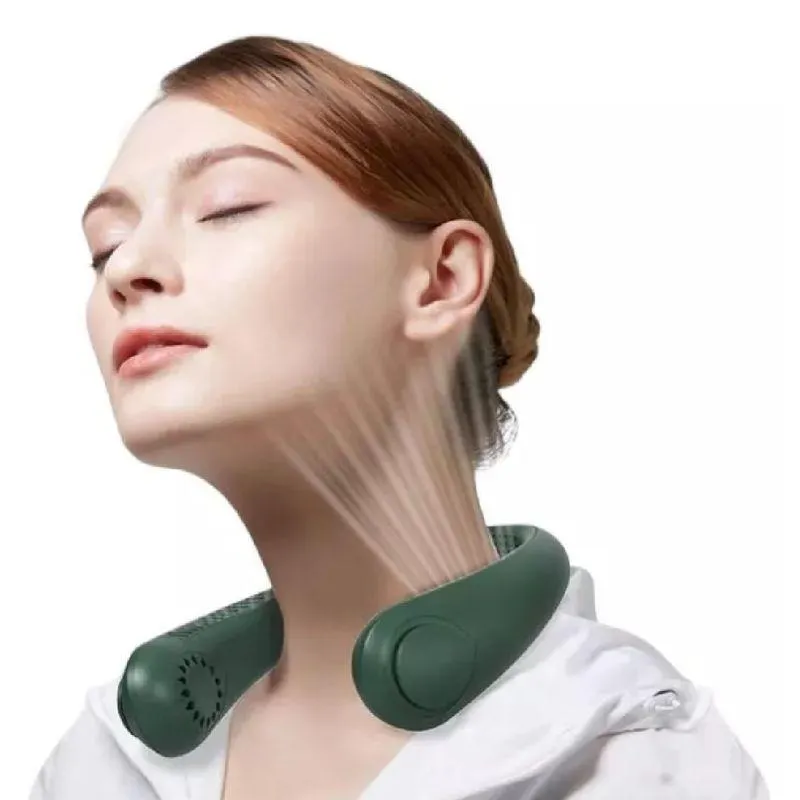 AUDIFONOS VENTILADOR VENTILADOR DE CUELLO RECARGABLE USB