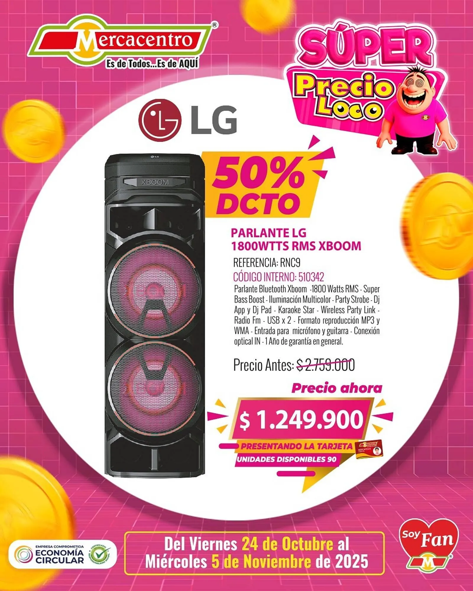 Catalogo de Catálogo MercaCentro 24 de octubre al 5 de noviembre 2025 - Pag 4