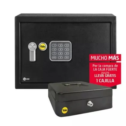 Combo Caja Fuerte Mediana + Cajilla De Seguridad