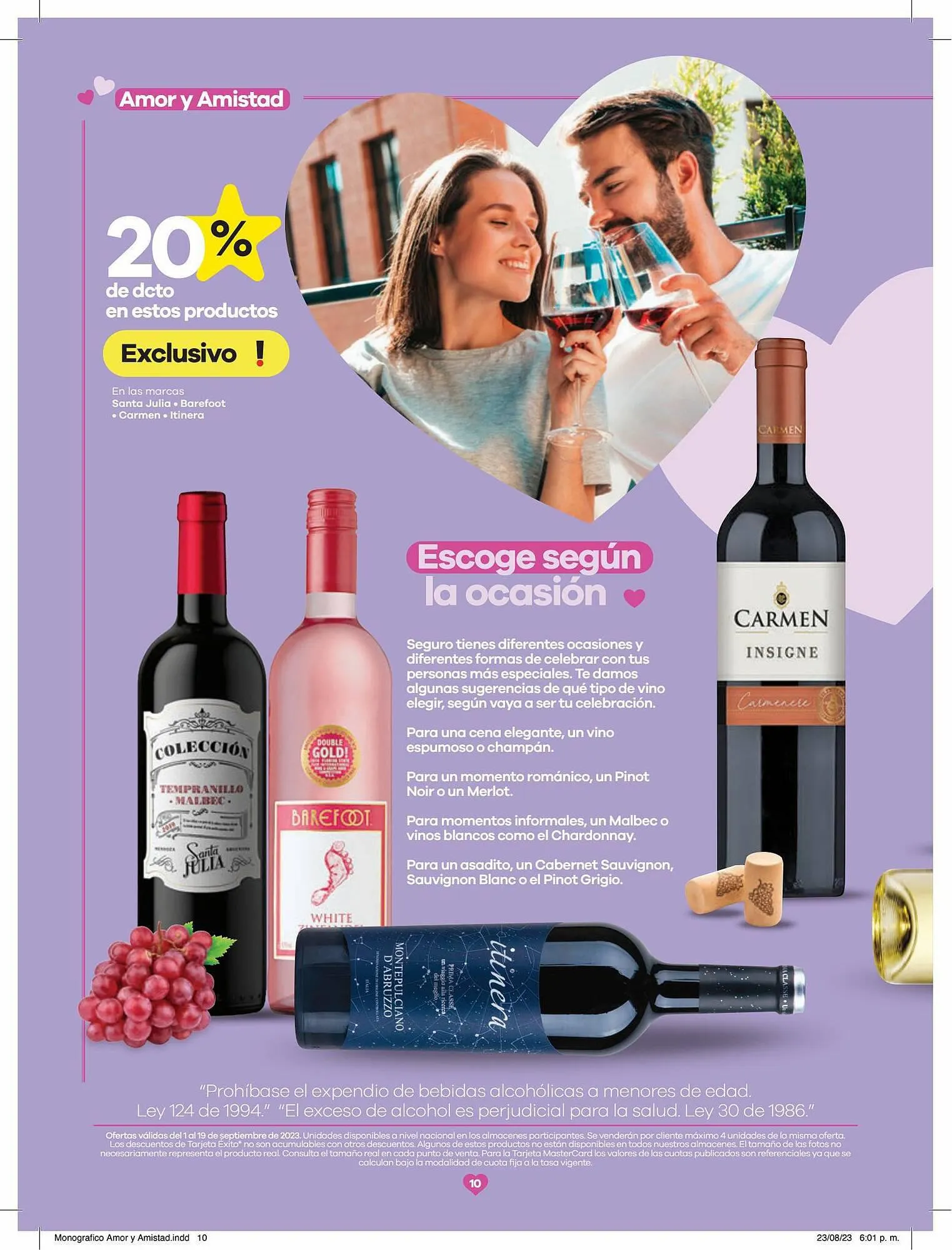 Catalogo de Catálogo Éxito 1 de septiembre al 19 de septiembre 2023 - Pag 10