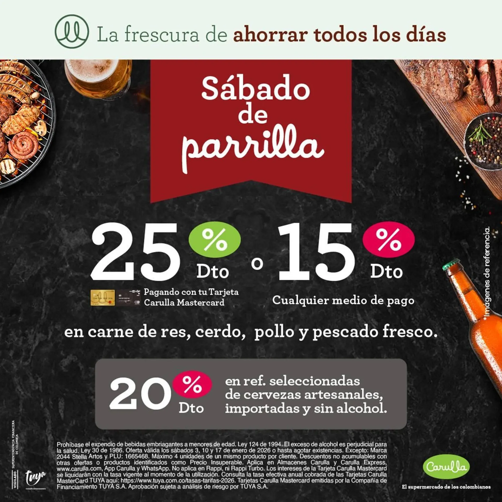 Catalogo de Catálogo Carulla 12 de enero al 24 de enero 2026 - Pag 1