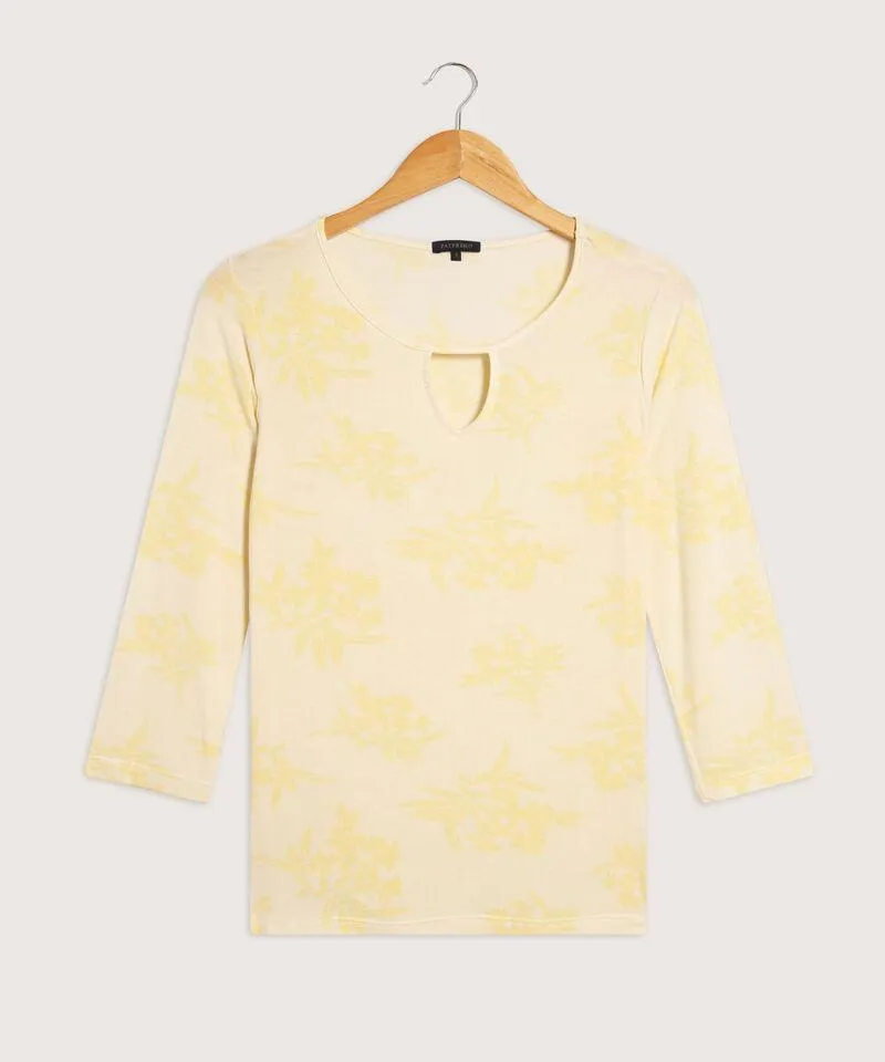 Camiseta Manga 3/4 Estampada