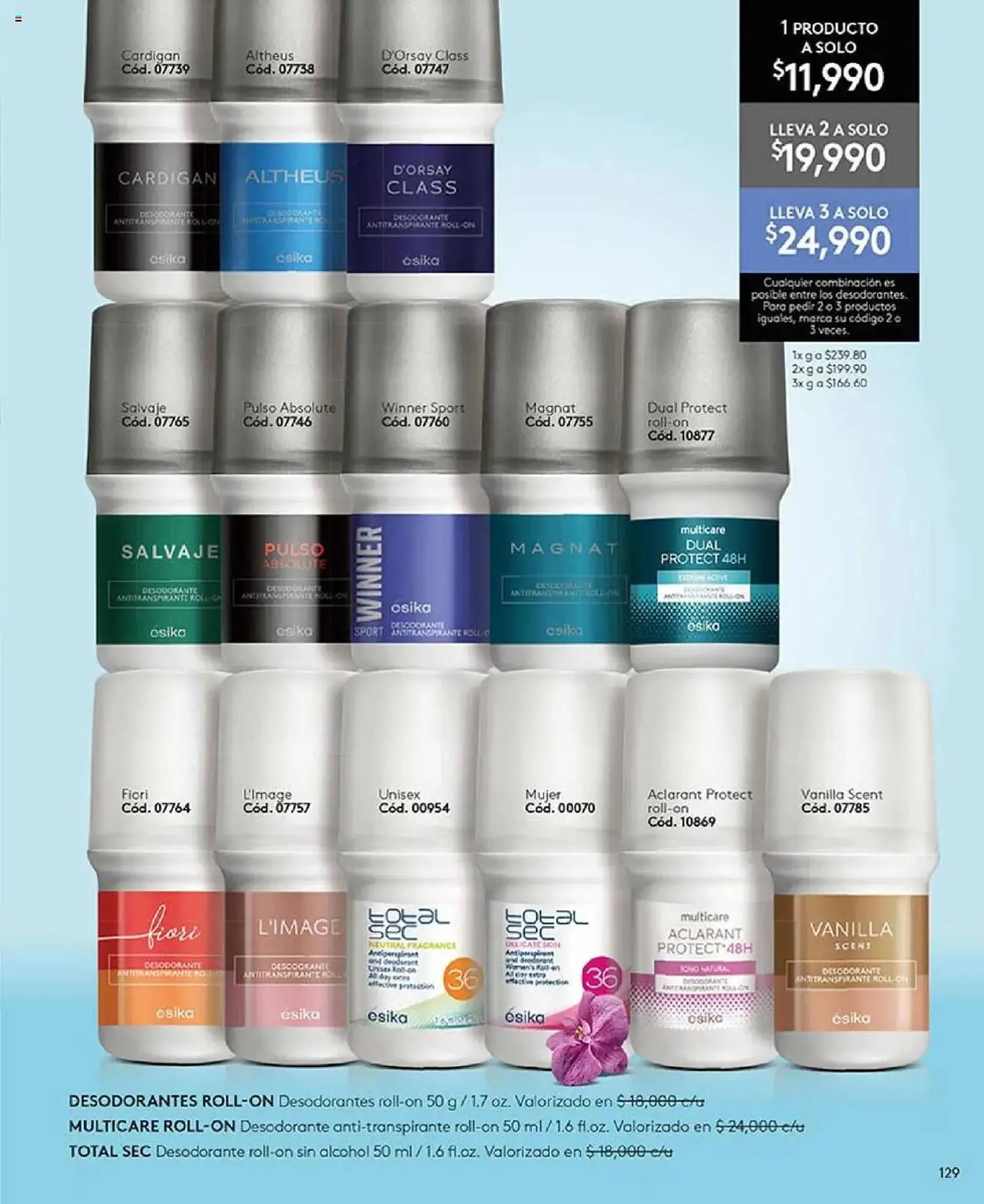 Catalogo de Catálogo Ésika 9 de julio al 1 de septiembre 2025 - Pag 129