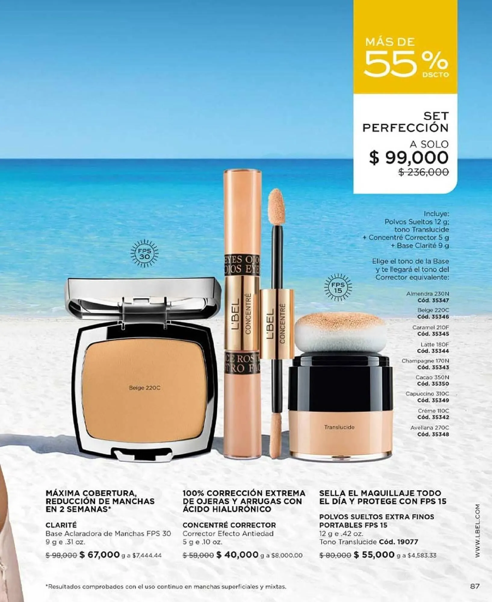 Catalogo de Catálogo L'bel 7 de mayo al 31 de mayo 2024 - Pag 85