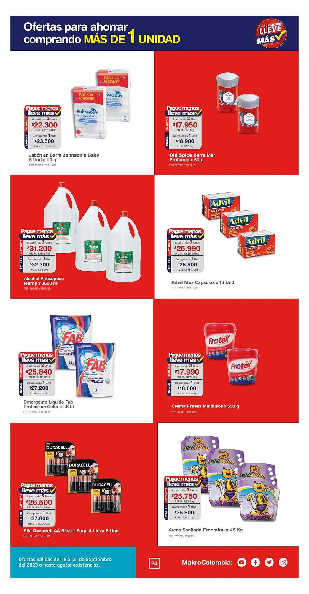 Catalogo de Catálogo Makro 15 de septiembre al 21 de septiembre 2023 - Pag 24