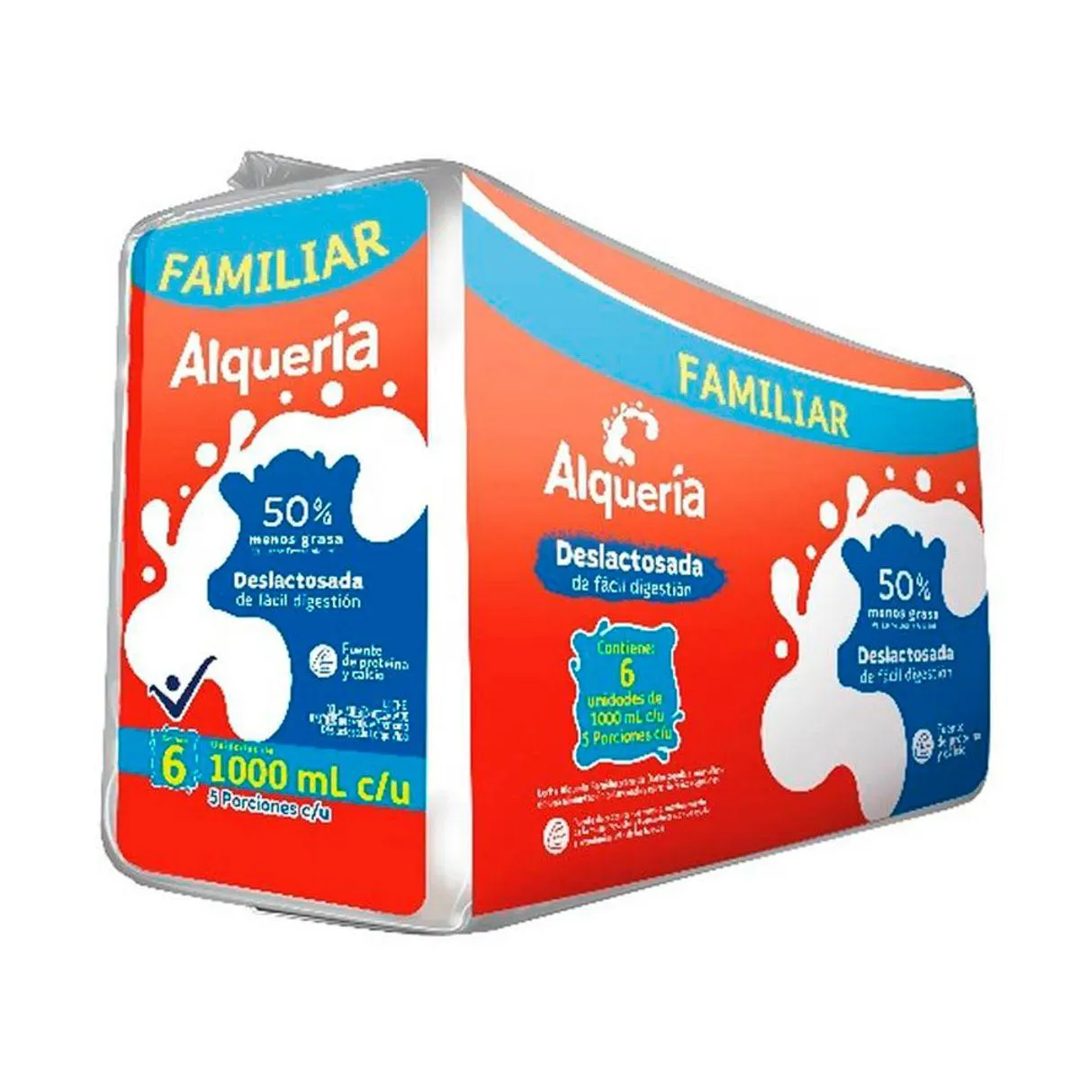 Leche Alqueria Deslactosada x6 Und x1000 ml