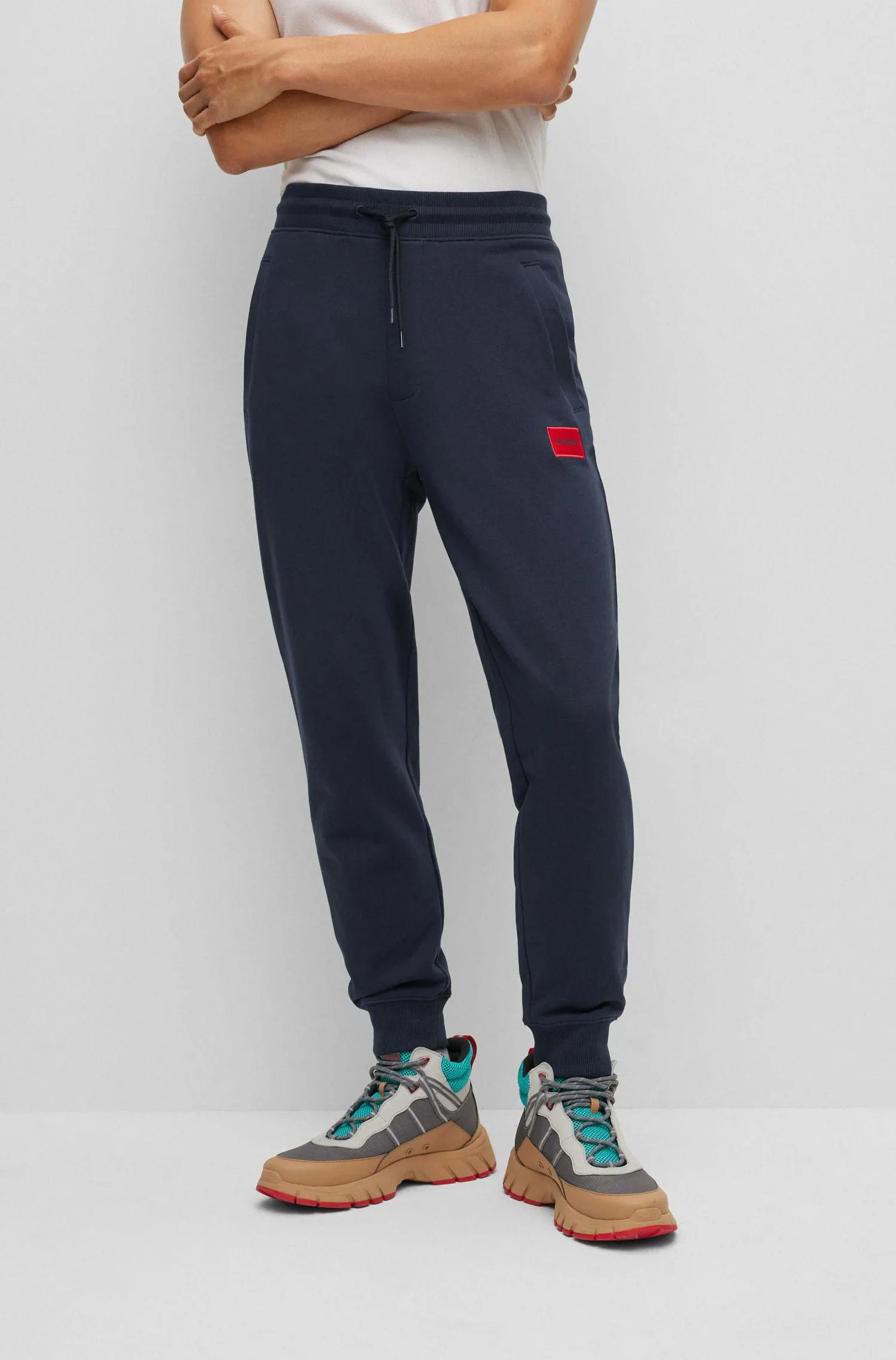 Pants De Algodón Con Logo Hombre