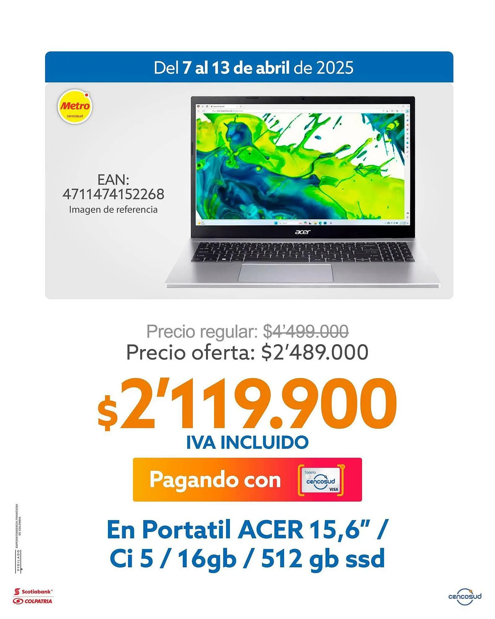 Catalogo de Catálogo Metro 8 de abril al 13 de abril 2025 - Pag 5