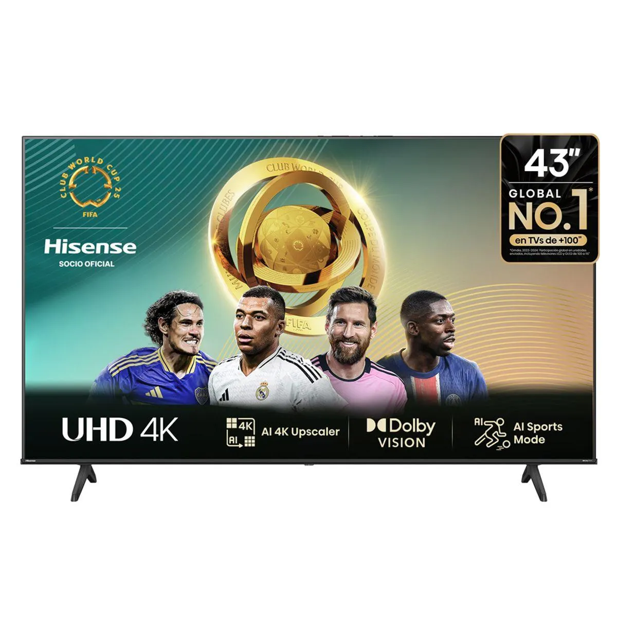 Televisor Hisense 43 pulgadas UHD 4K Smart TV 43A6N