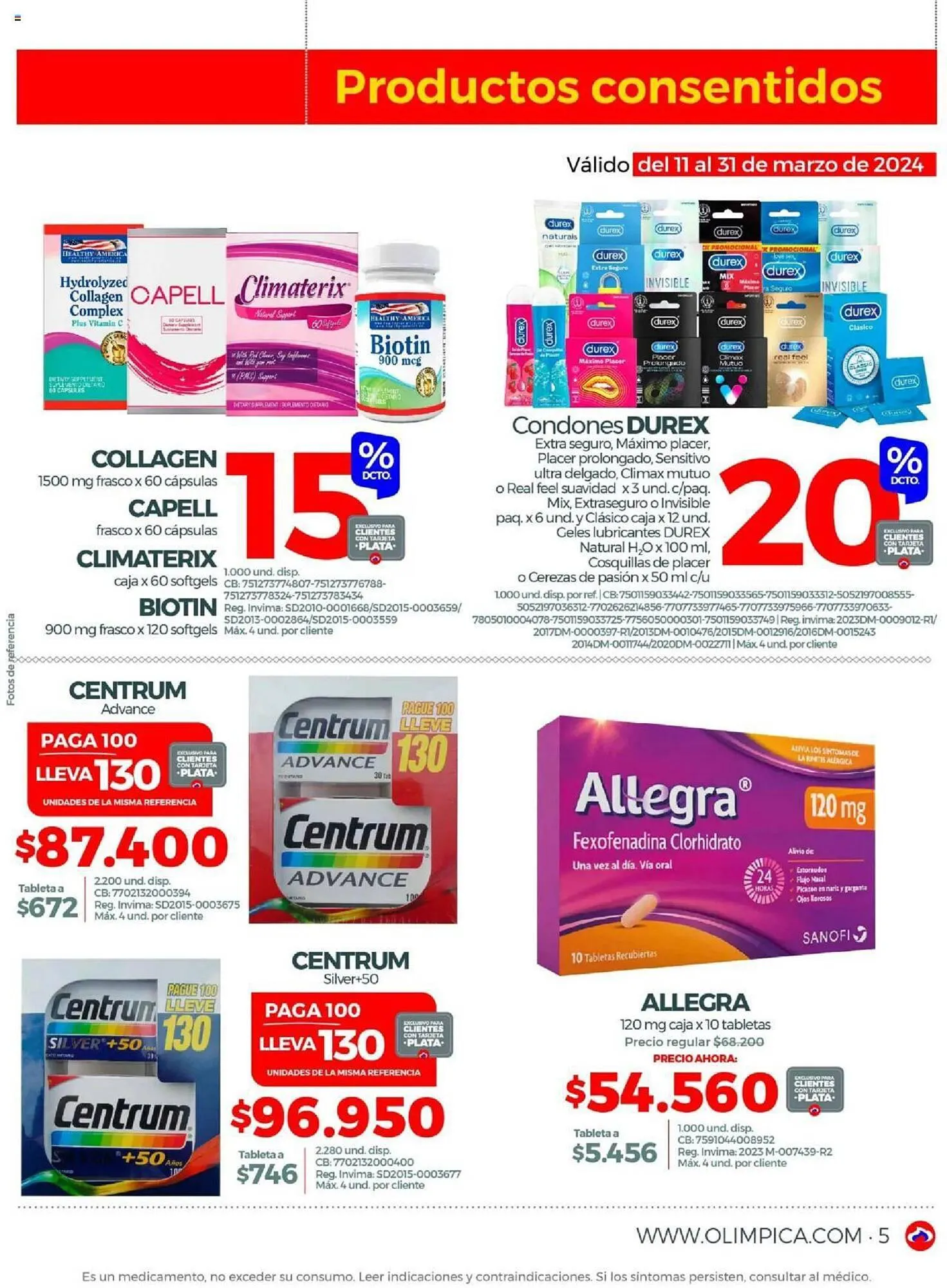 Catalogo de Catálogo Olímpica 1 de marzo al 31 de marzo 2024 - Pag 5