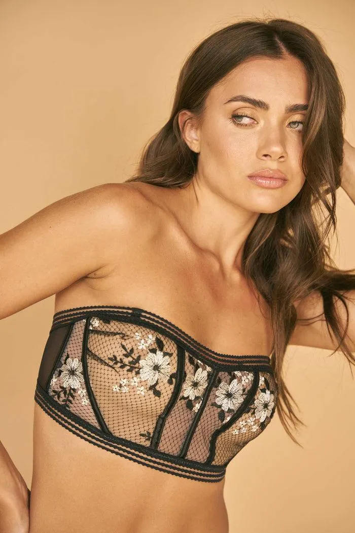 BUSTIER ELLIPSE SEXY CONEXIÓN PERSONAS NEGRO