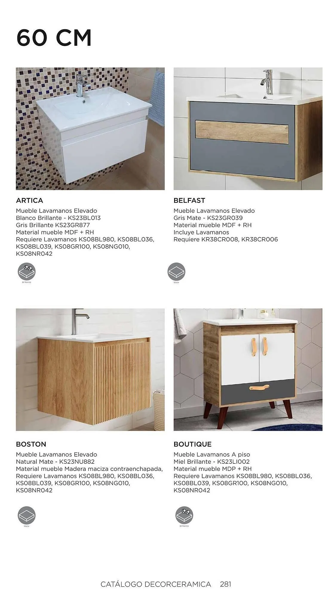 Catalogo de Catálogo Decorceramica 6 de noviembre al 6 de mayo 2025 - Pag 281