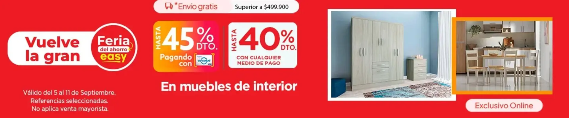 Catalogo de Catálogo Easy 5 de septiembre al 11 de septiembre 2026 - Pag 1