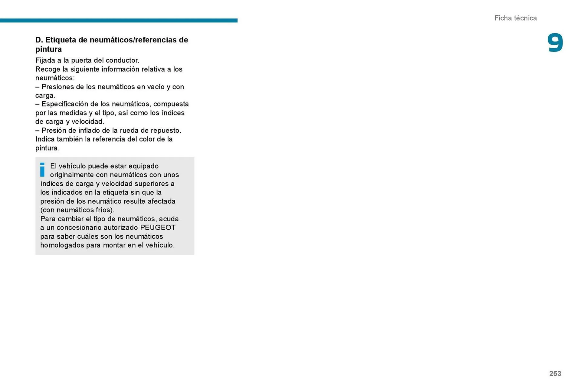 Catalogo de Catálogo Peugeot 7 de septiembre al 7 de septiembre 2026 - Pag 255