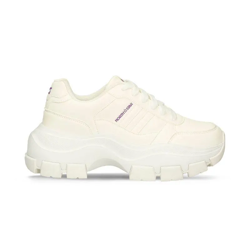 Tenis Casuales Blanco North Star Idara Boor Mujer