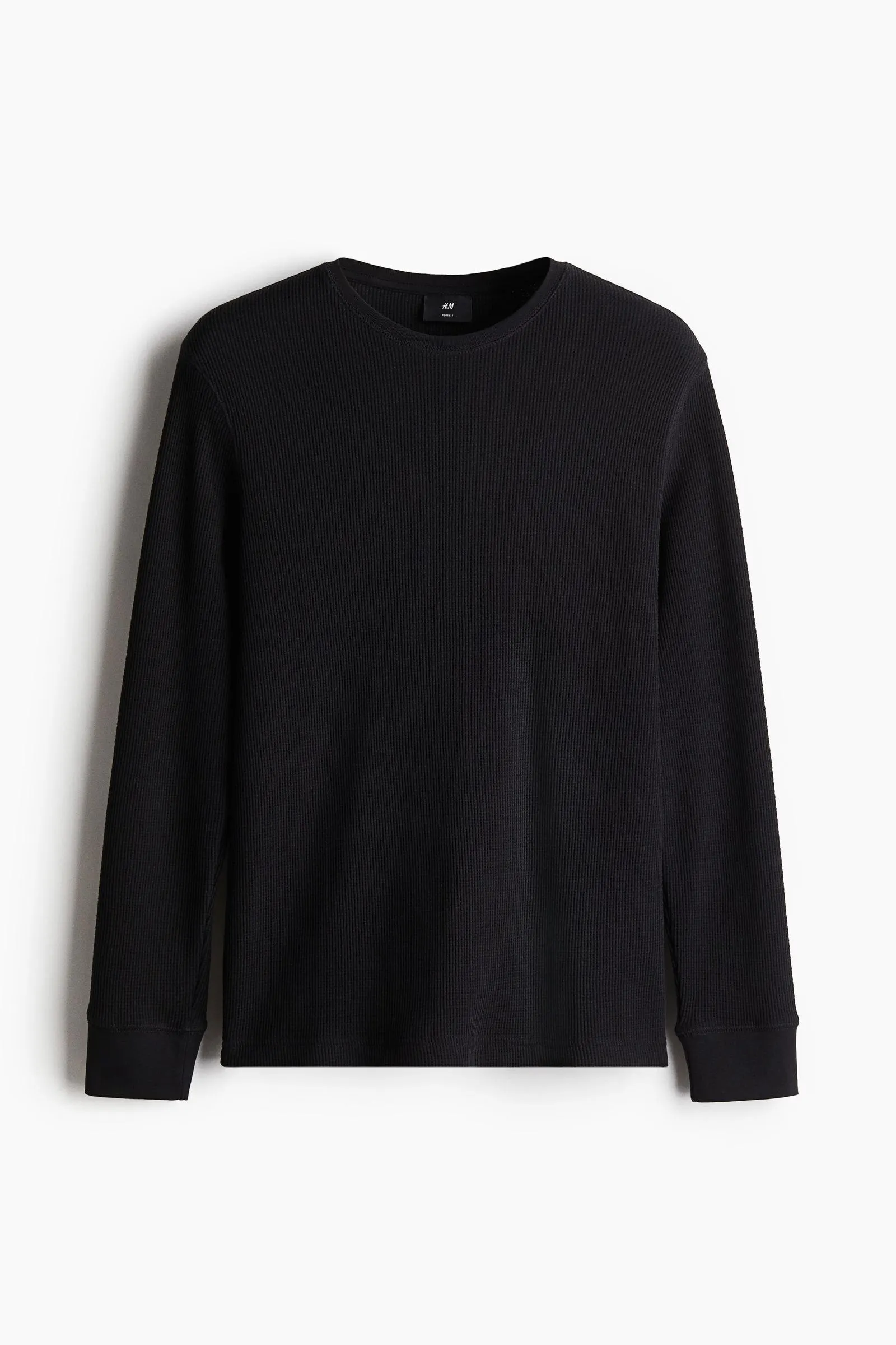 Camiseta en punto gofrado Slim Fit