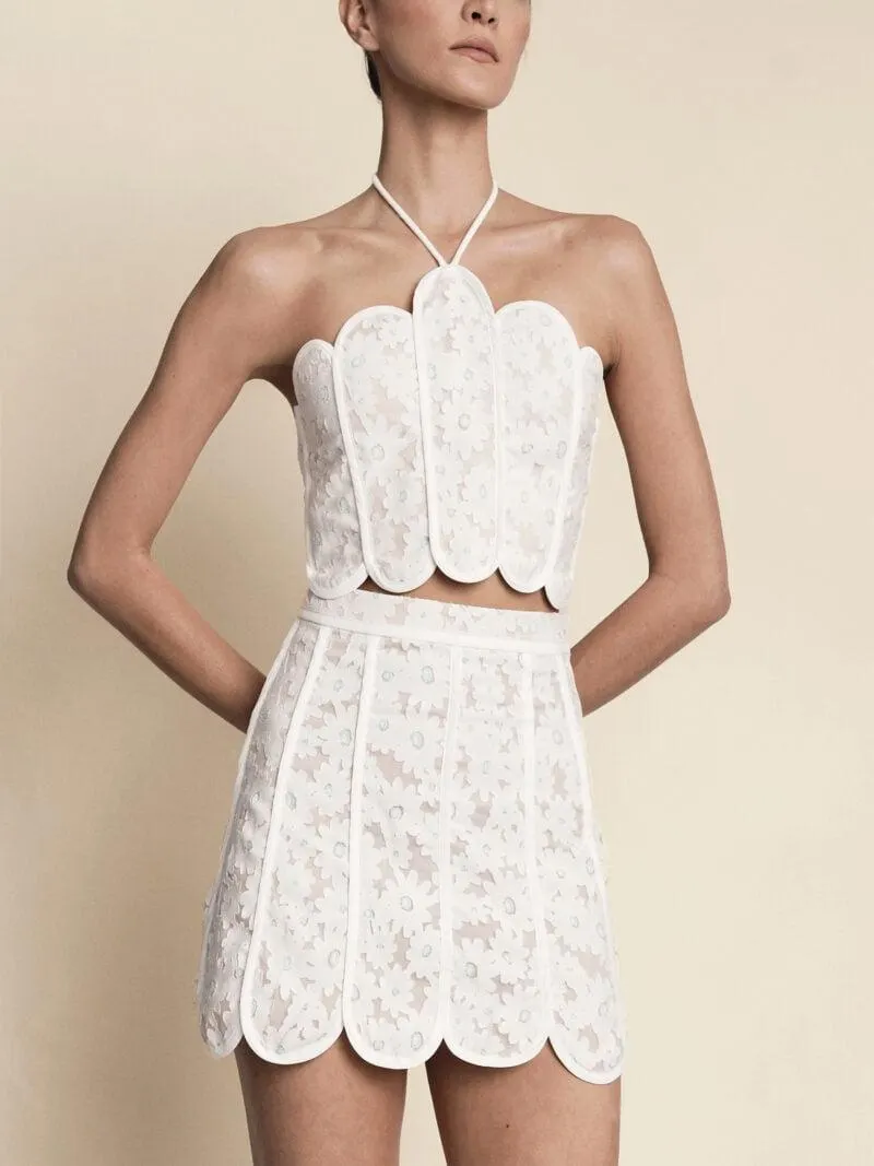 LENNY TOP IVORY FLORAL