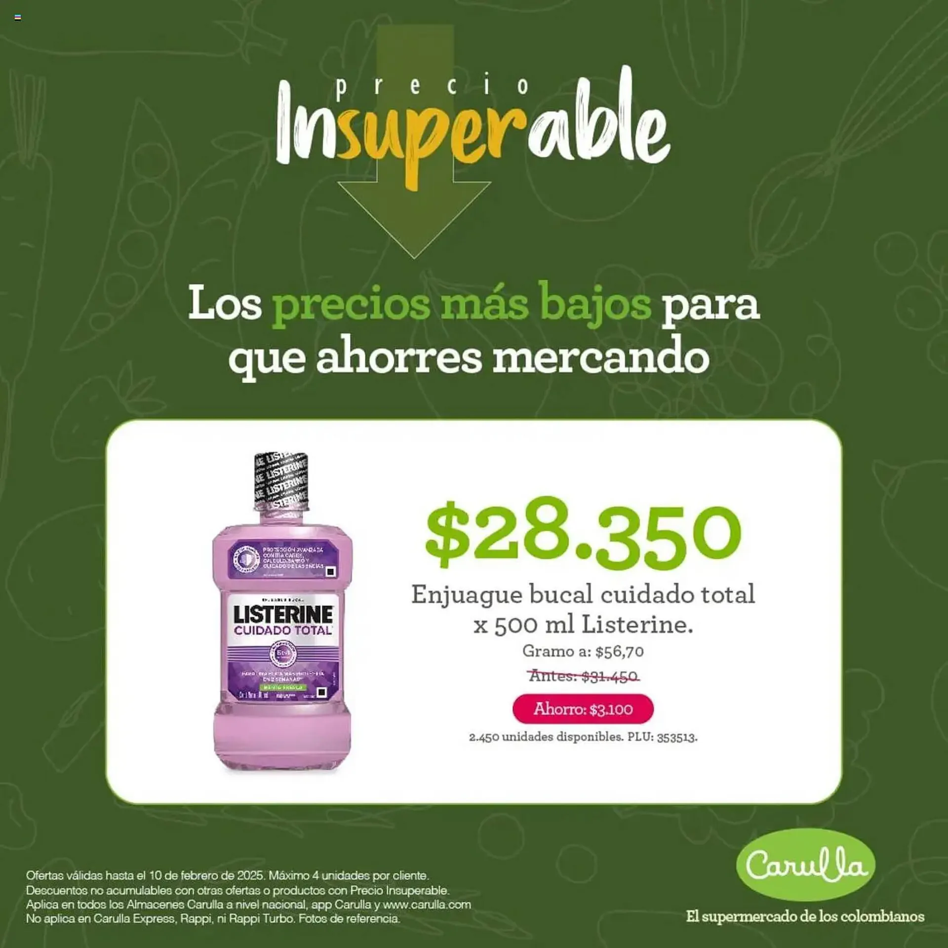 Catalogo de Catálogo Carulla 12 de enero al 10 de febrero 2025 - Pag 1