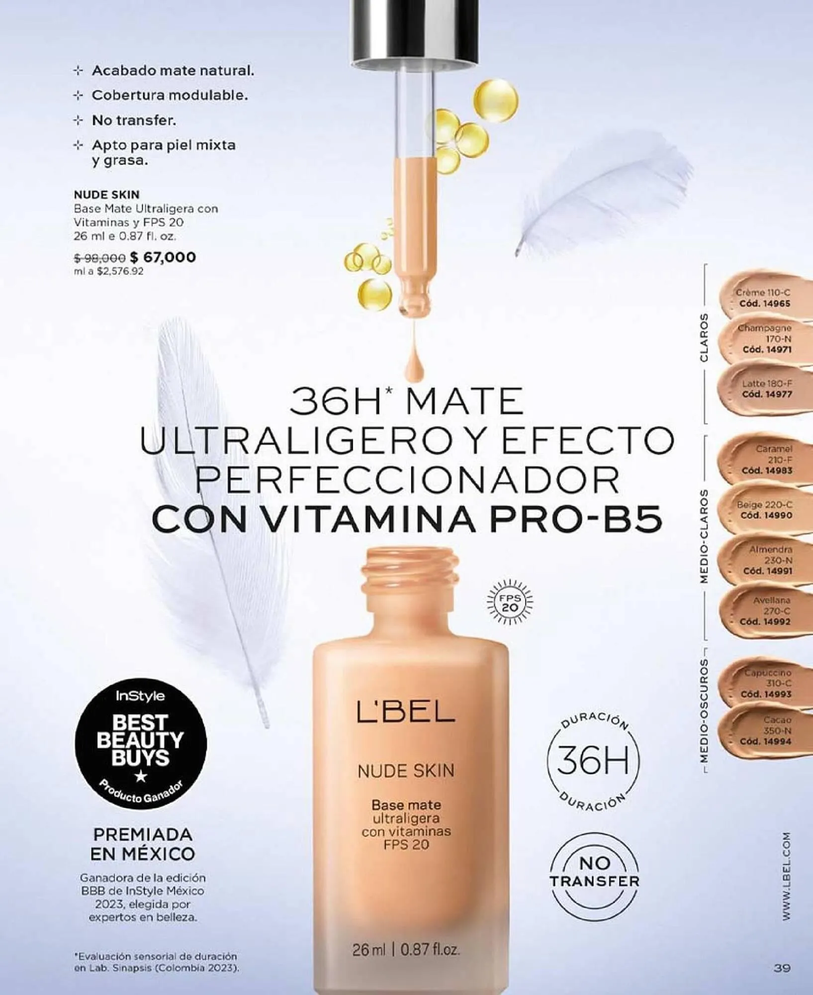 Catalogo de Catálogo L'bel 4 de abril al 12 de mayo 2024 - Pag 32