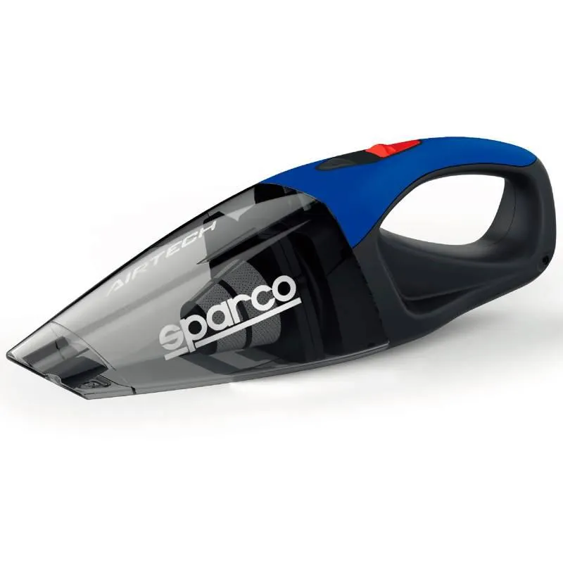 Aspiradora Carro Sparco 12V Azul Boquillas Intercambiables