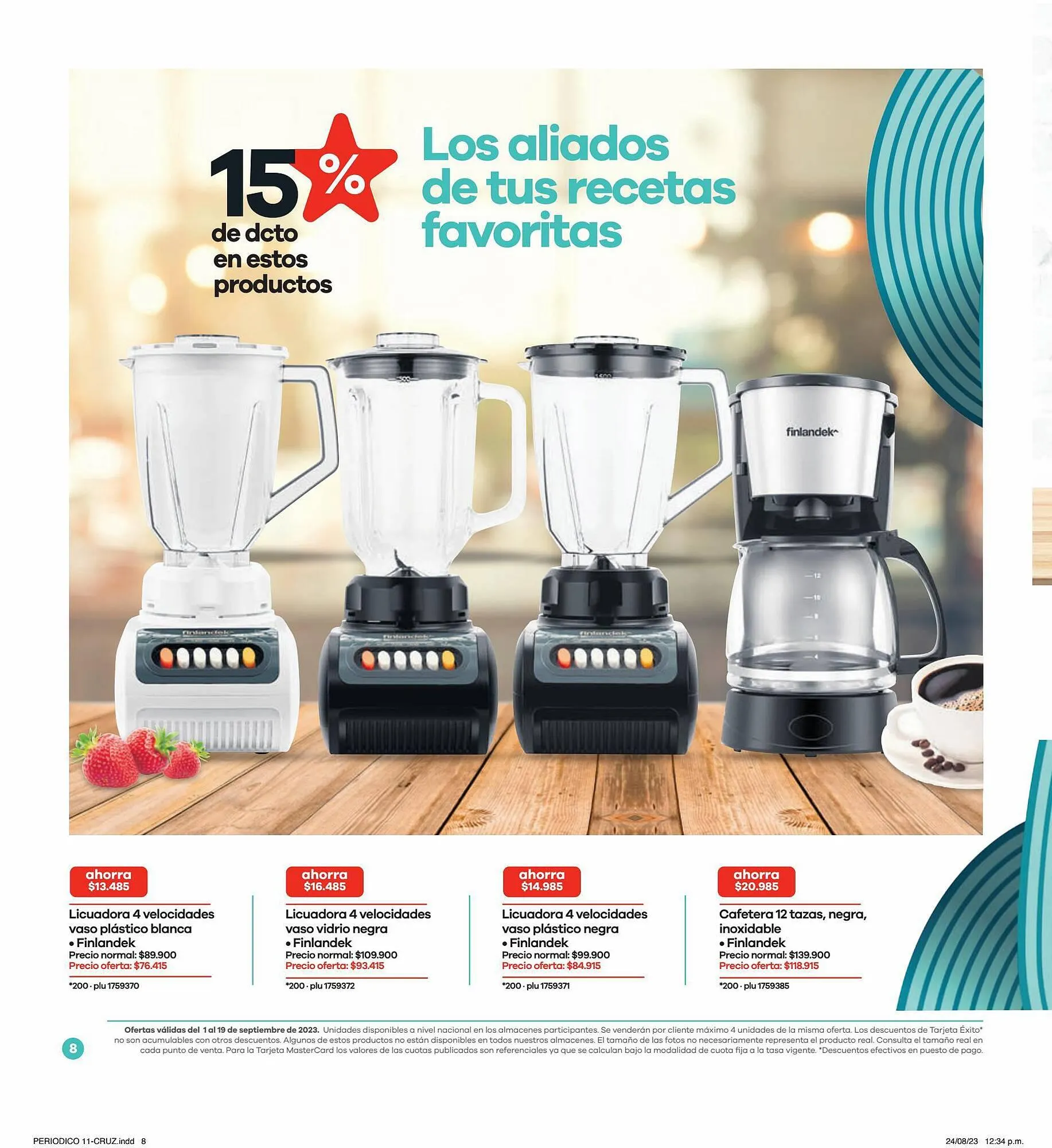 Catalogo de Catálogo Éxito 1 de septiembre al 19 de septiembre 2023 - Pag 8