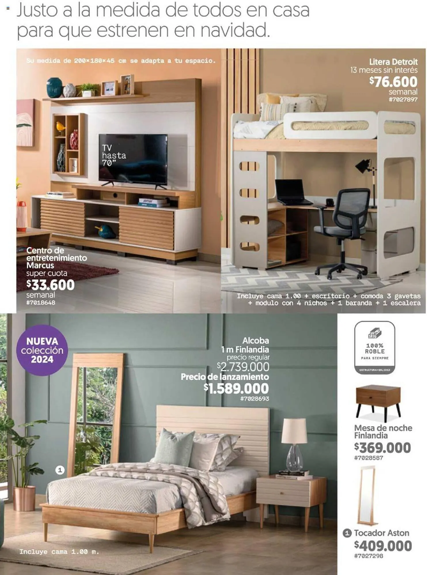Catalogo de Catálogo Muebles Jamar 9 de noviembre al 7 de enero 2024 - Pag 25