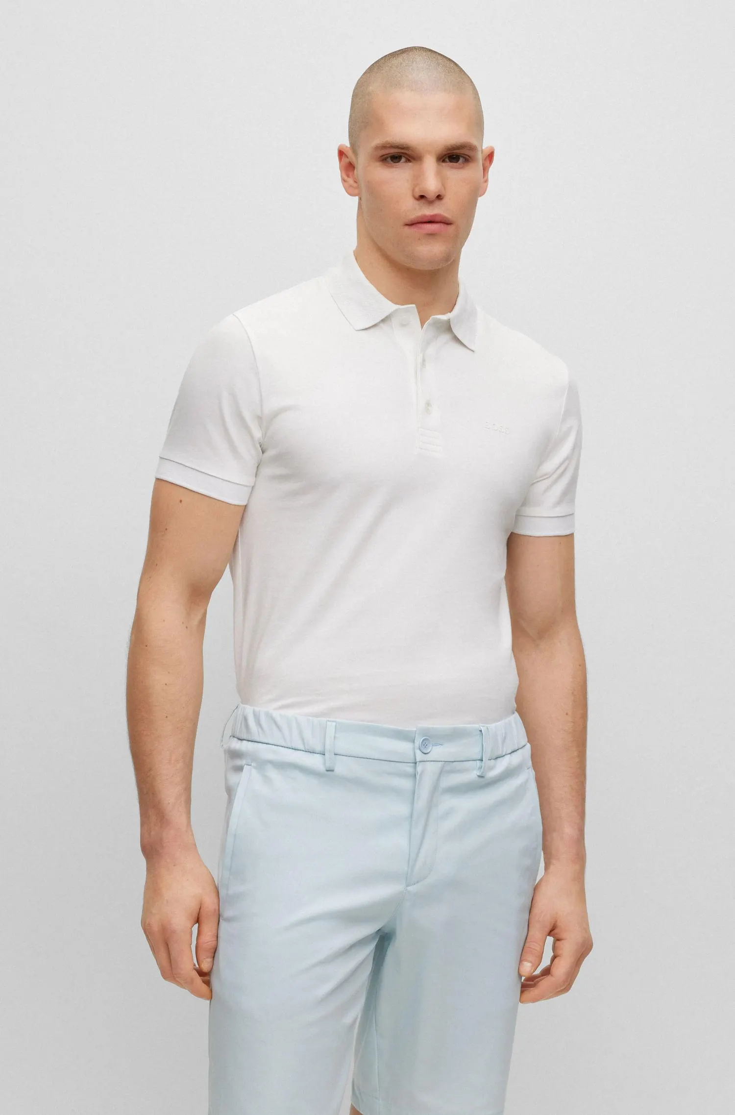 Polo Regular Fit De Algodón Hombre