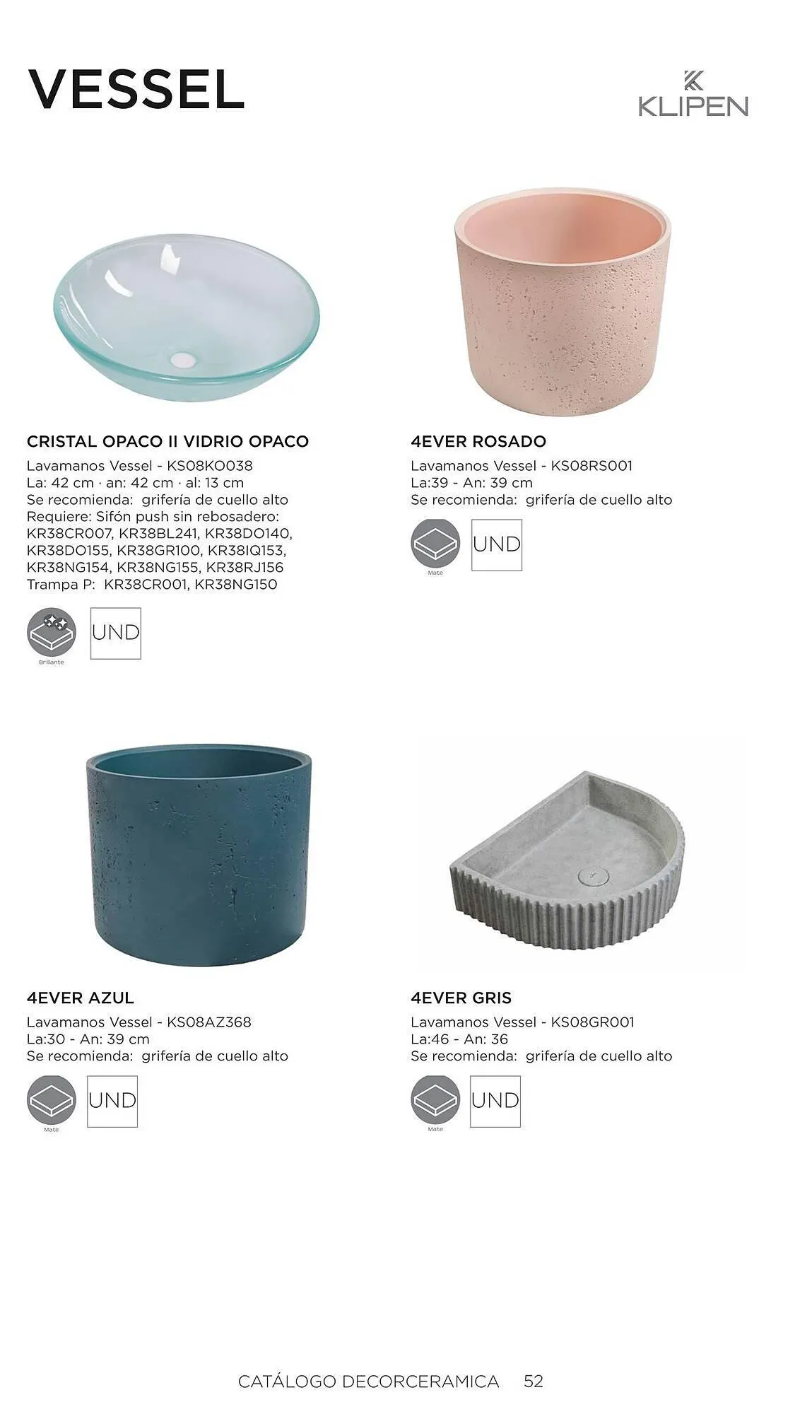 Catalogo de Catálogo Decorceramica 6 de noviembre al 6 de mayo 2025 - Pag 52