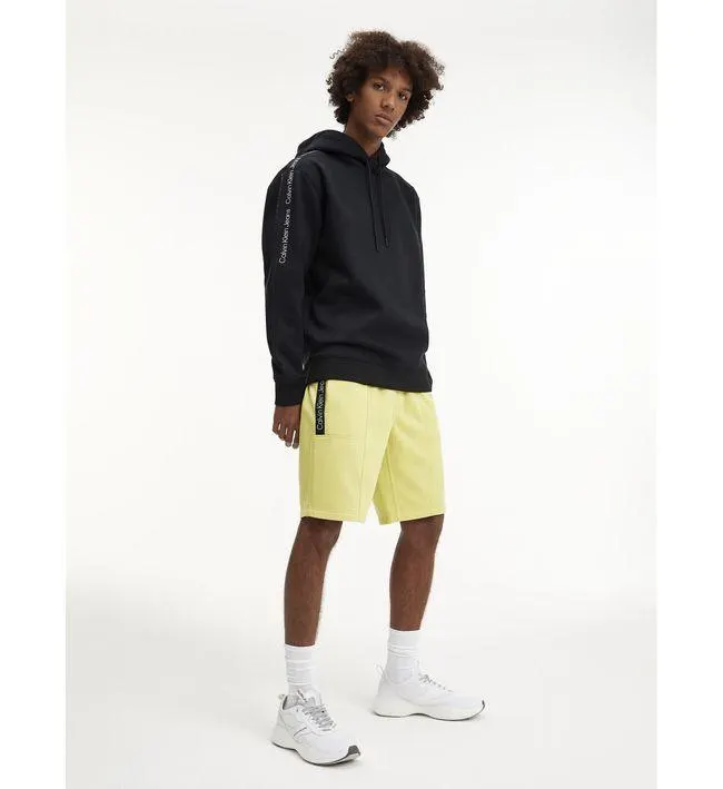 Saco Negro Con Gorro Y Logo Tape Reciclado