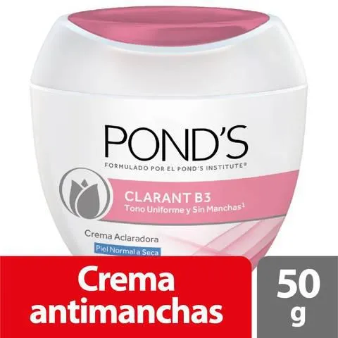 Crema Ponds Clarant B3 Piel Normal A Seca Frasco X 50 Gr