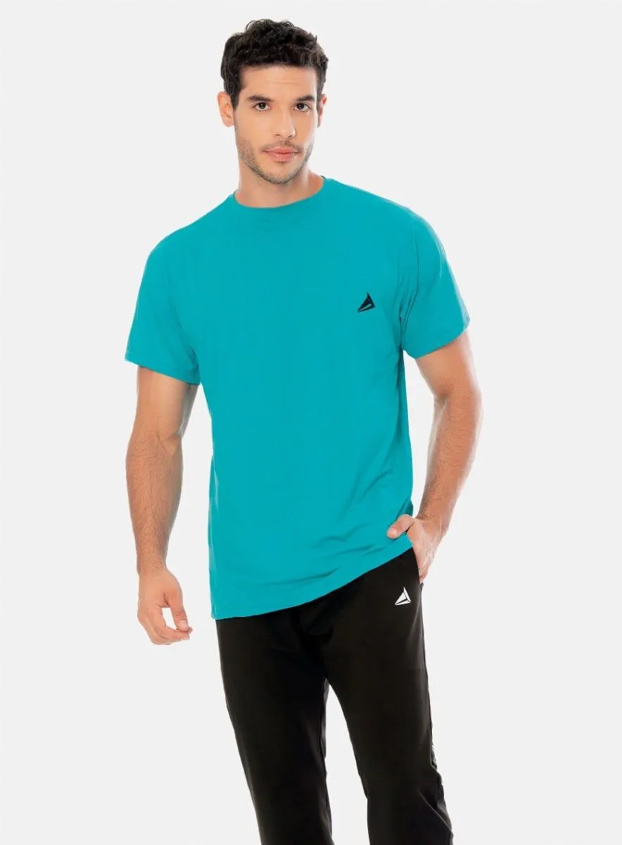 CAMISETA DEPORTIVA HOMBRE ESTAMPADA EN TELA SECADO RAPIDO TALLA S - M - L - XL