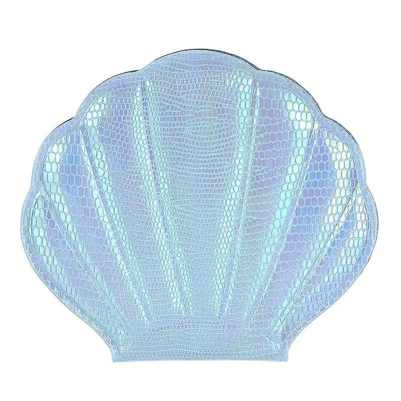 Espejo Portatil con Figura de Gema Azul Tornasol