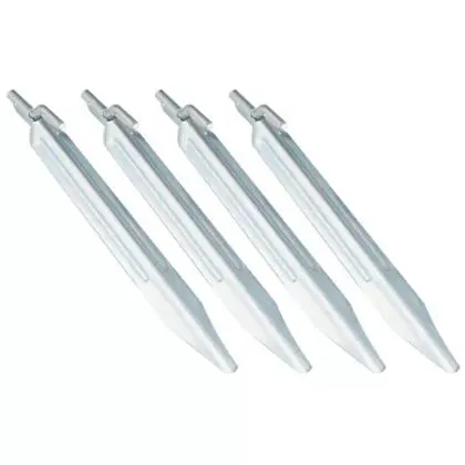 Estacas Para Carpa Acero Set x 4 Unidades